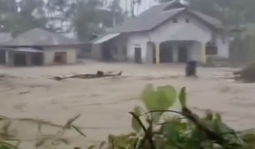 Hujan Deras, Banjir Kembali Terjang Pidie Jaya, Aceh