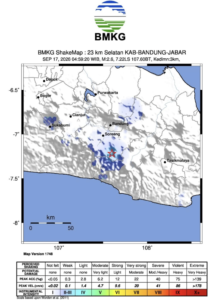 Thumbnail Bukan Cuma Sekali, BMKG Catat 42 Gempa Guncang Kabupaten Bandung dalam Dua Hari