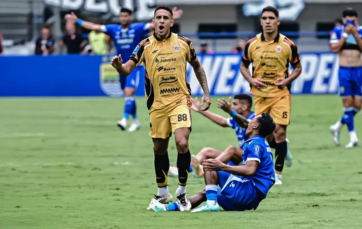 Persib vs Persija, Mauricio Souza: Kartu Merah Bruno Tubarao Sudah Tepat