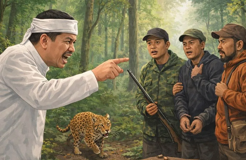 Dedi Mulyadi Keras: Tak Ada Ampun Bagi Pemburu Macan Tutul Sanggabuana