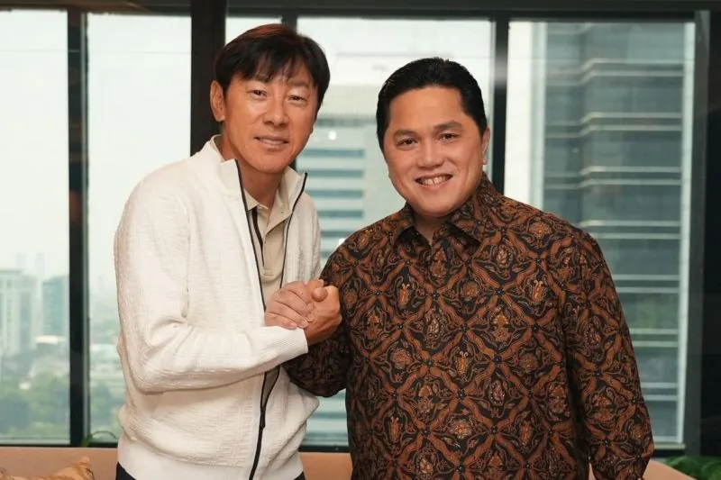 Erick Thohir: Ayo Move On dari Shin Tae-yong