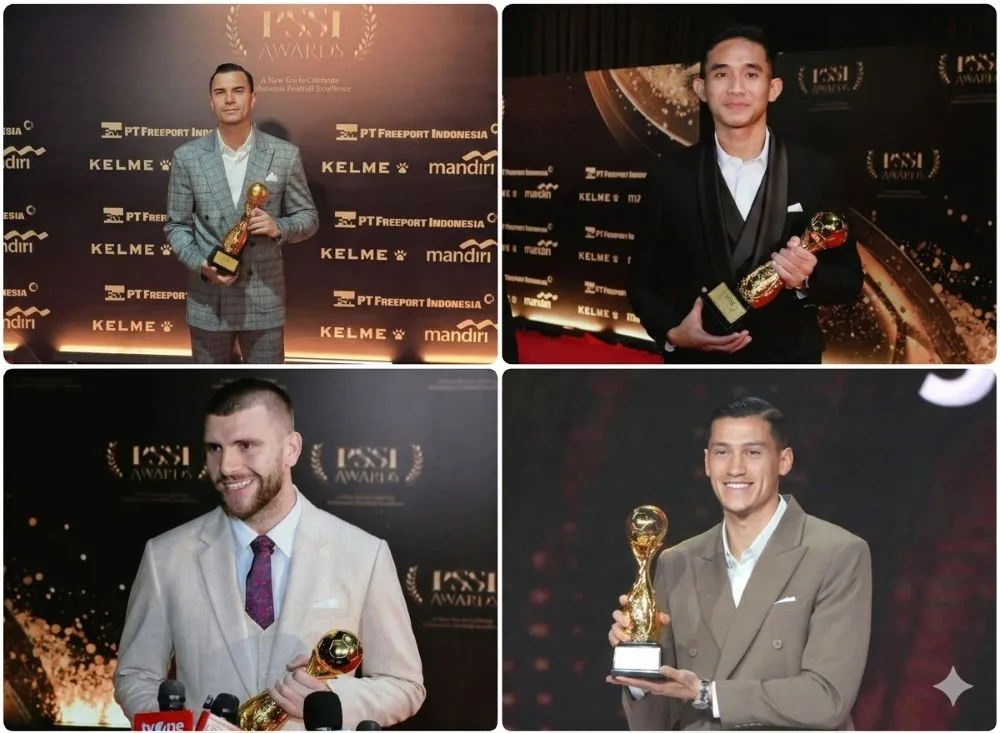 Daftar Lengkap Peraih PSSI Awards 2026: Ada Idzes, Paes, Emil, hingga Rizky Ridho