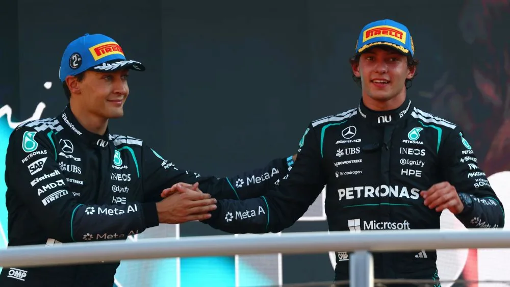 Review F1: Balapan Gila di Monza, Saling Salip Antonelli vs Russell, Pemuda Italia yang Jadi Juaranya!