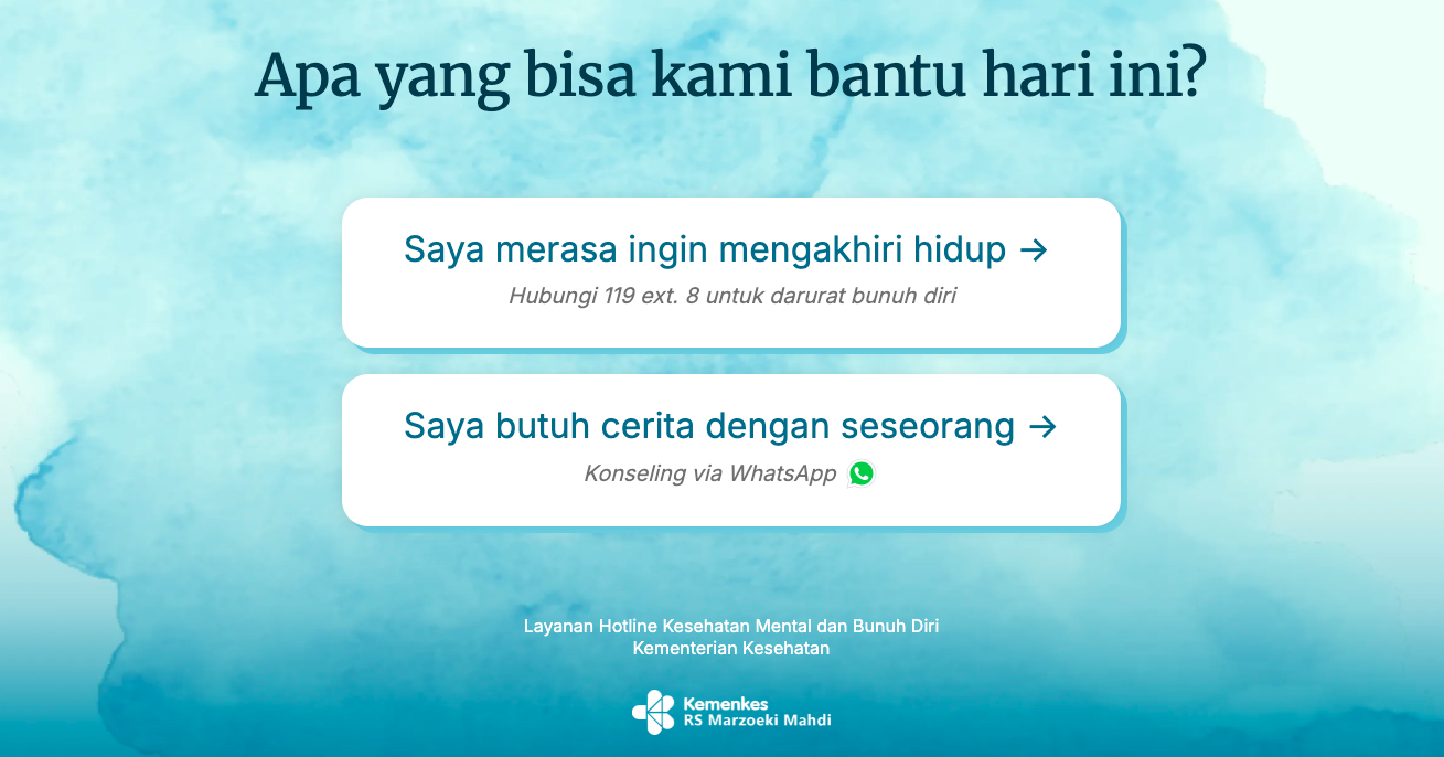 Pengguna Healing119 Kemenkes Melonjak, Banyak Masalah Kesehatan Mental karena Keluarga dan Ekonomi