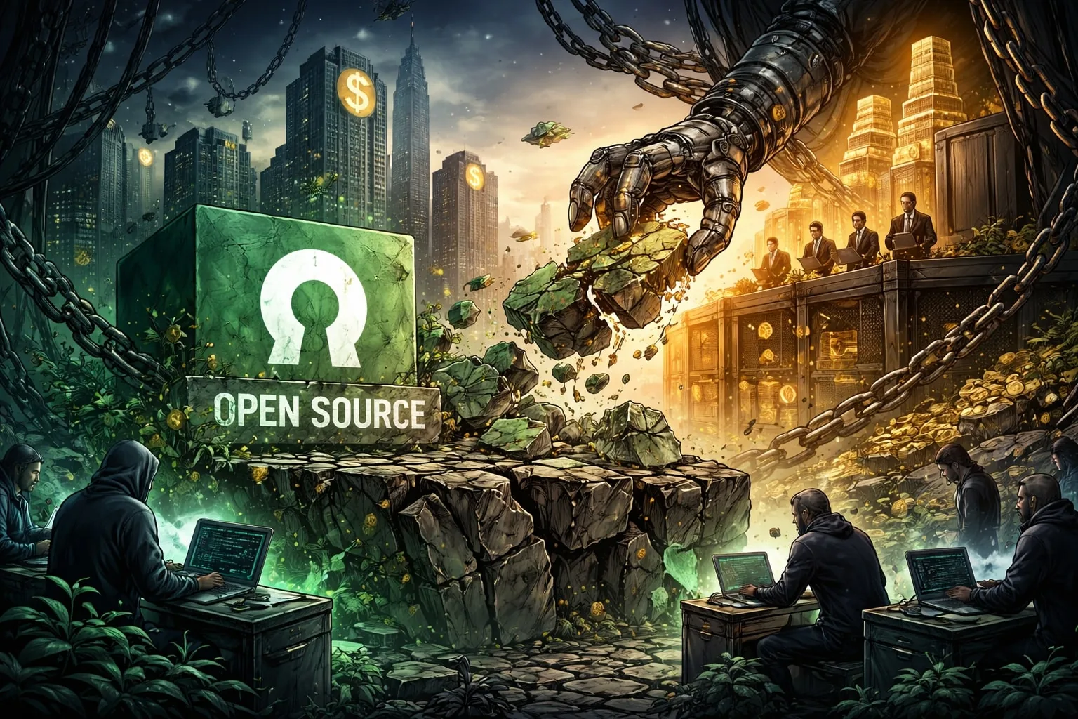 Teknologi Open Source Mulai Dikikis Kapitalis