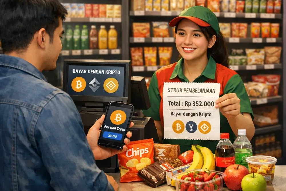Thumbnail Jajan Ciki Pakai Kripto di Minimarket? Emang Bisa? Ingenico Siapkan Sistemnya