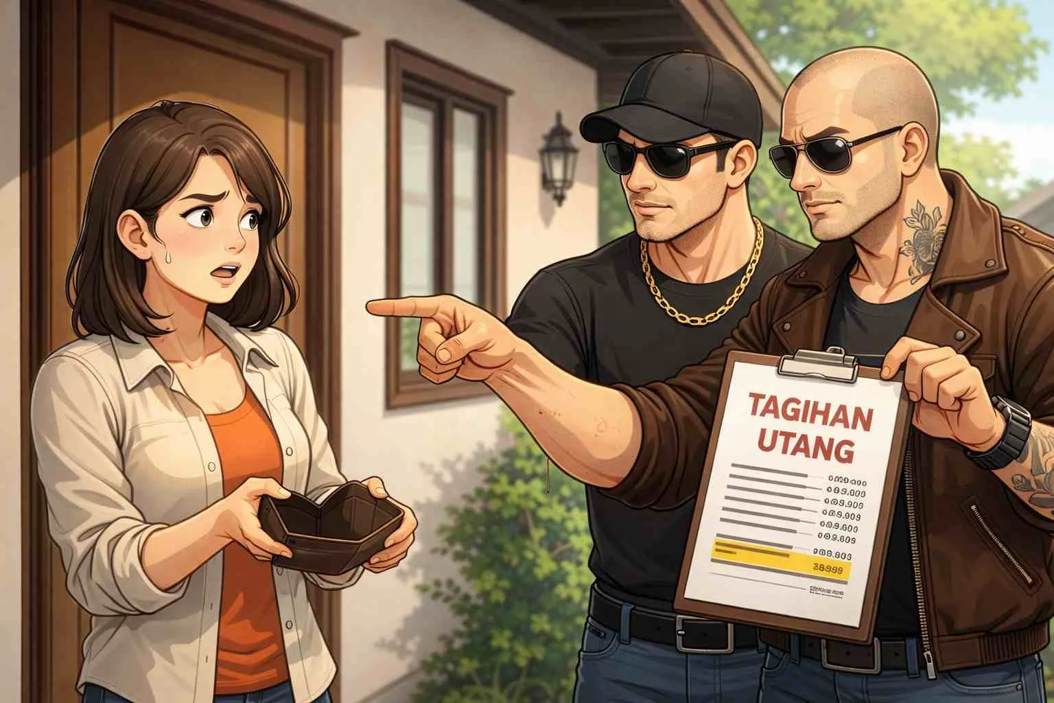 Tagih Utang 1 Juta, Debt Collector Patahkan Jari Wanita