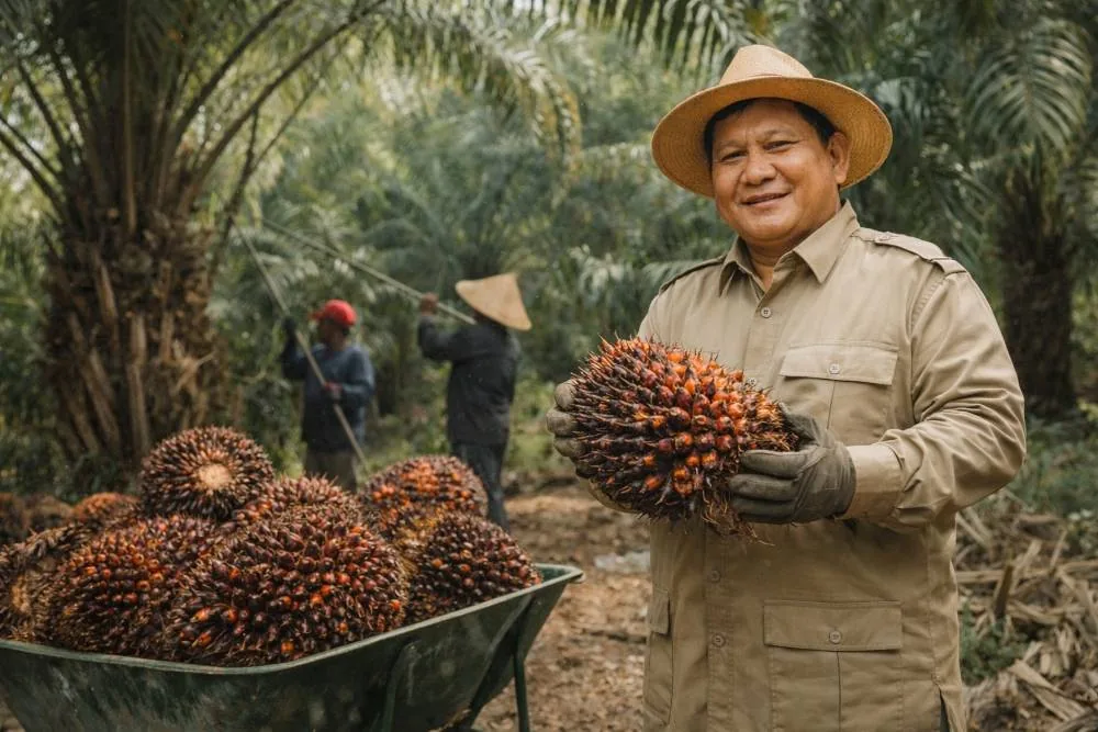Prabowo: Kelapa Sawit Tanaman Ajaib untuk Cat, Sabun, Solar, Bukan Cuma Minyak Goreng