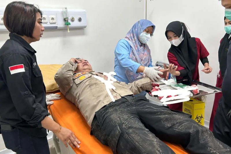 Thumbnail Kebakaran Terra Drone: Kapolsek Kemayoran Terluka Kena Pecahan Kaca