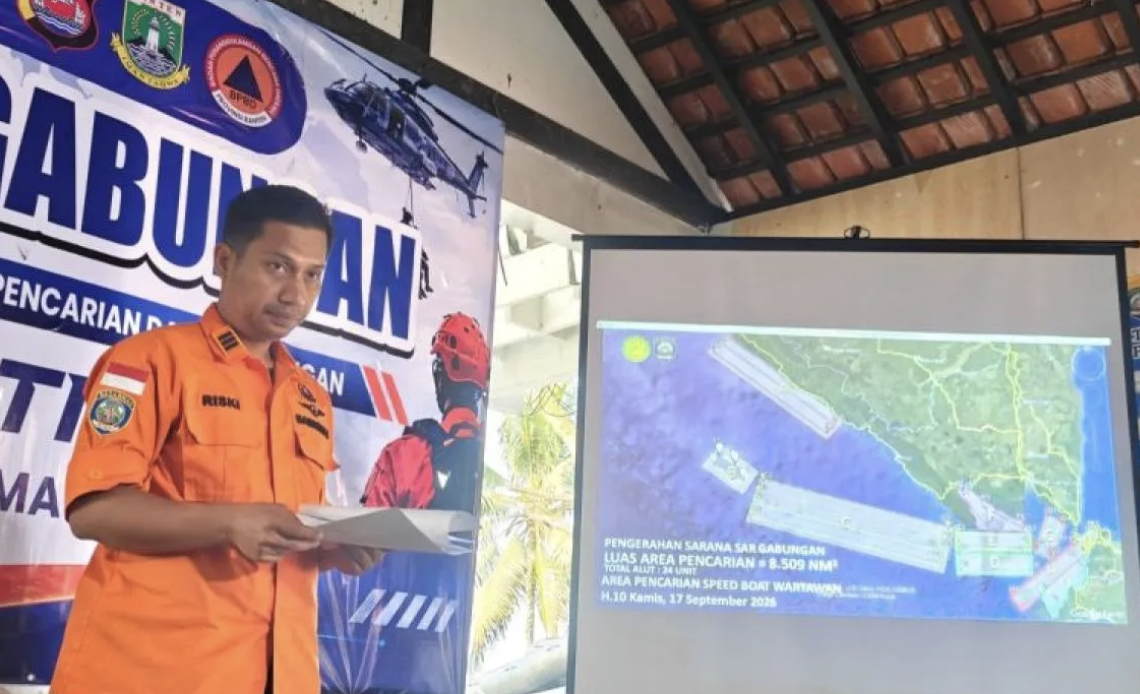 Pencarian 5 Jurnalis dan 3 Kru Kapal di Selat Sunda Dihentikan, Korban Tak Ditemukan