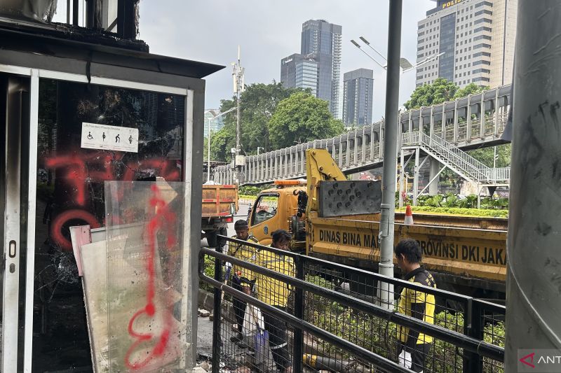Kerugian akibat Demo Rusuh di Berbagai Wilayah Capai Rp900 Miliar