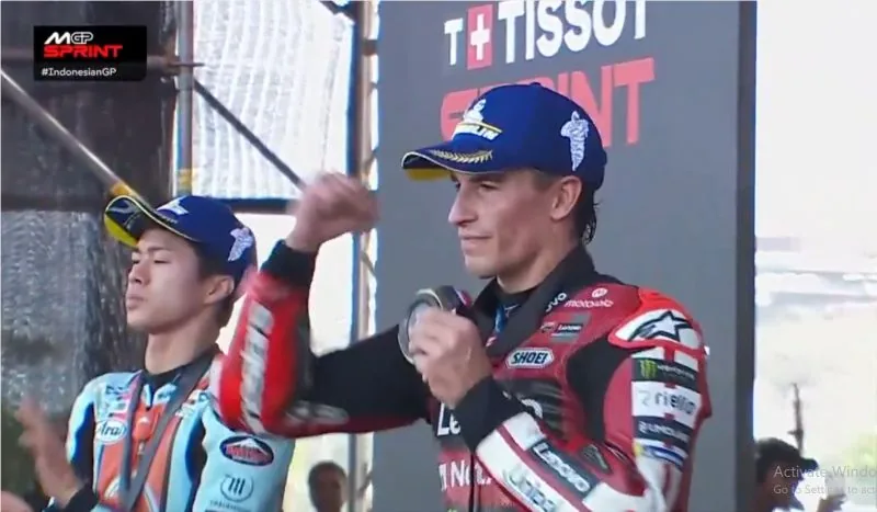 Hasil Sprint Race MotoGP Indonesia: Marc Maruqez Juara, Hapus Kutukan Mandalika!