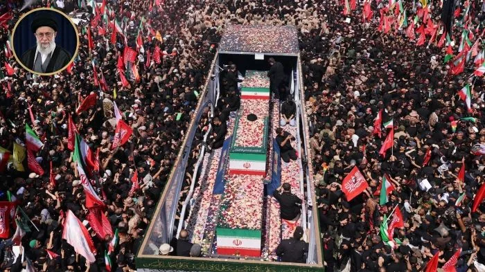 Ayatollah Ali Khamenei Dimakamkan di Mashhad, Jutaan Pelayat Iringi Prosesi Penutup Penghormatan Terakhir