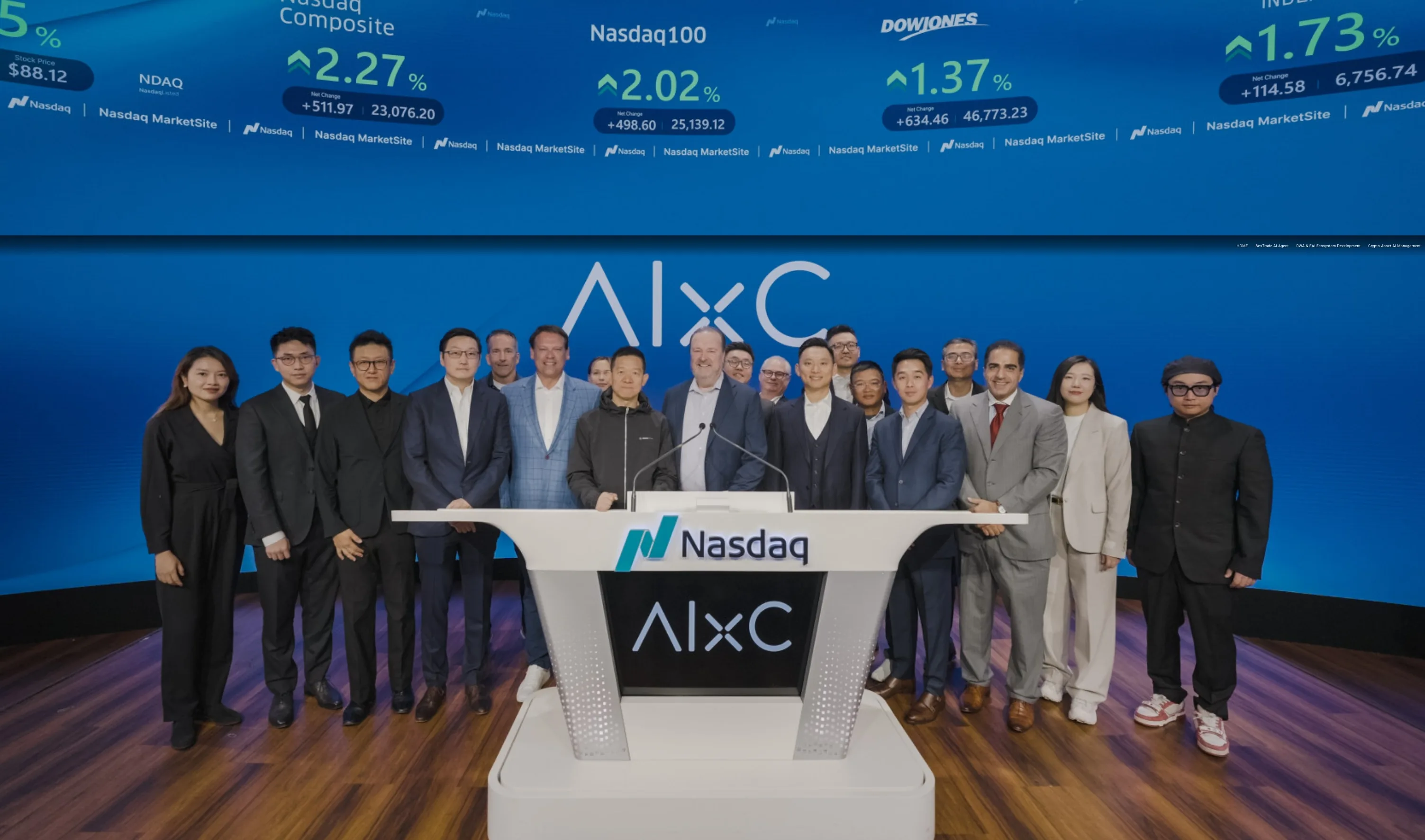 AIxC Jadi Ekosistem Embodied AI dan RWA Pertama yang Melantai di Nasdaq