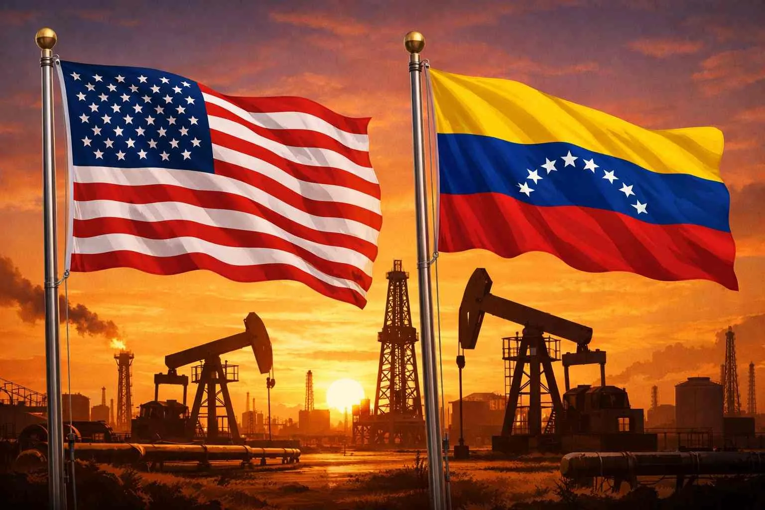 Thumbnail AS Tuntut Venezuela Setop Jual Minyak ke Rusia, China, Iran, dan Kuba