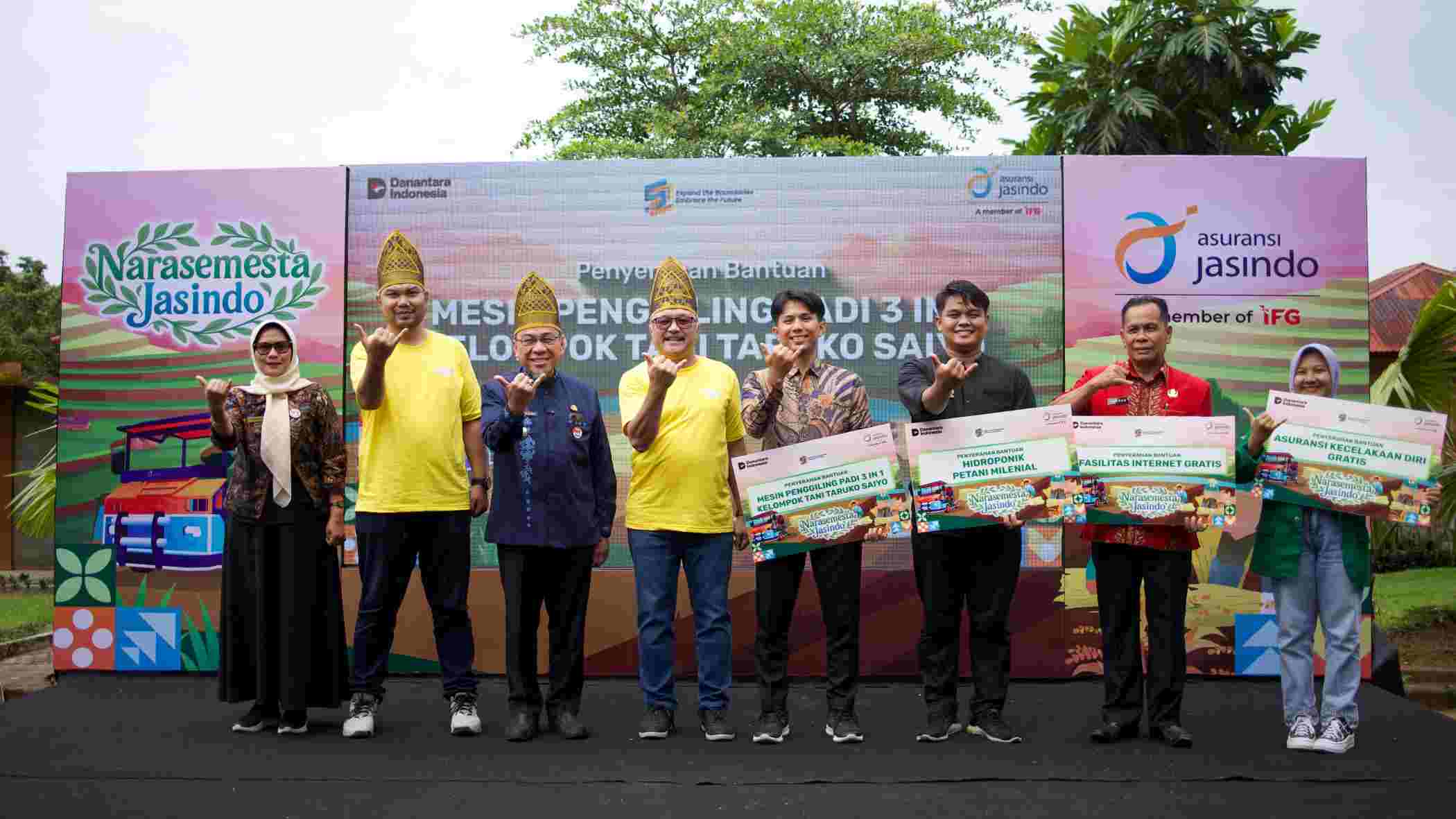 Narasemesta Jasindo Dorong Generasi Petani Mandiri di Sumbar Melek Literasi Asuransi