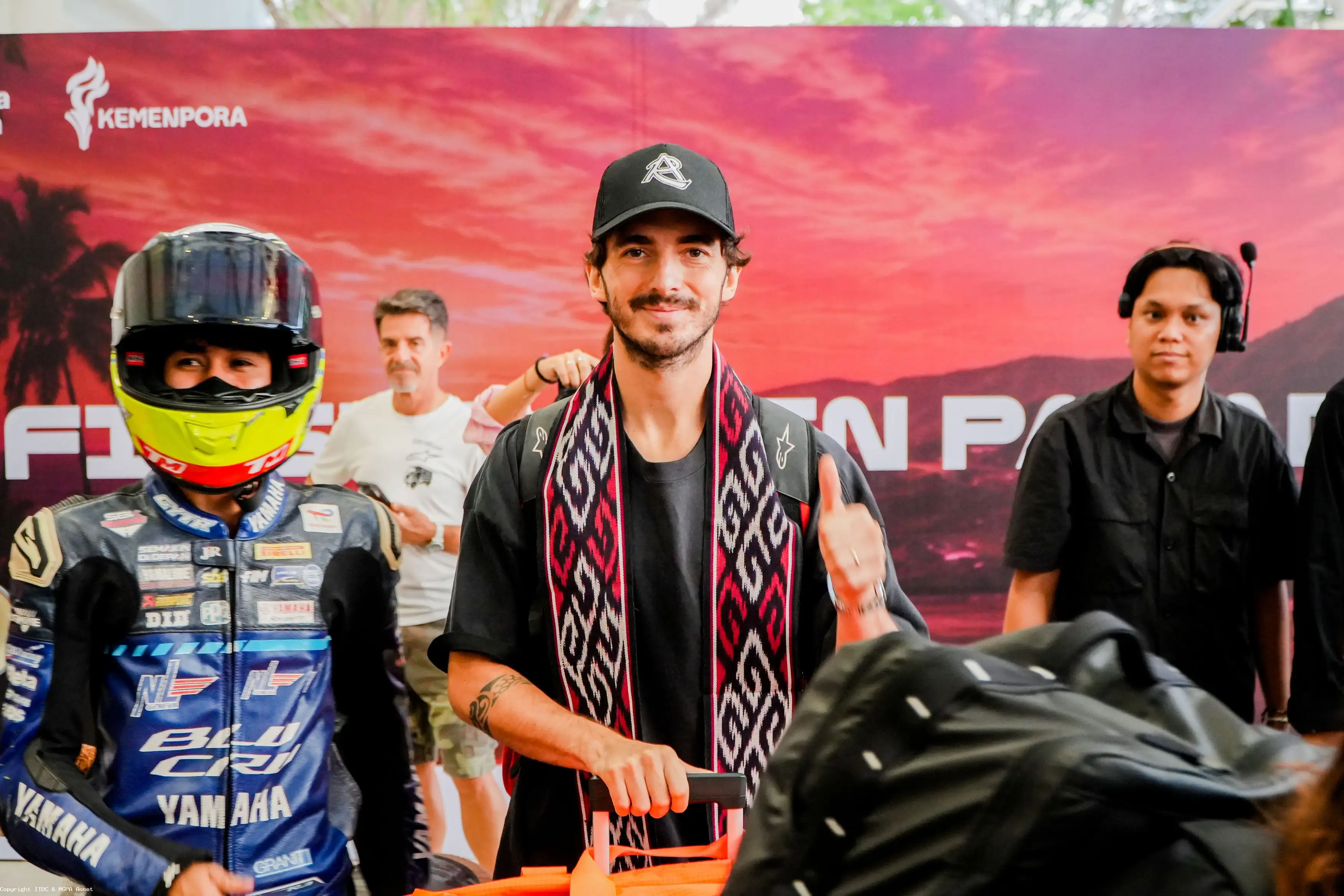 MotoGP Indonesia: Bagnaia dan Bezzecchi Mendarat di Lombok, Marc Marquez Sudah Datang?