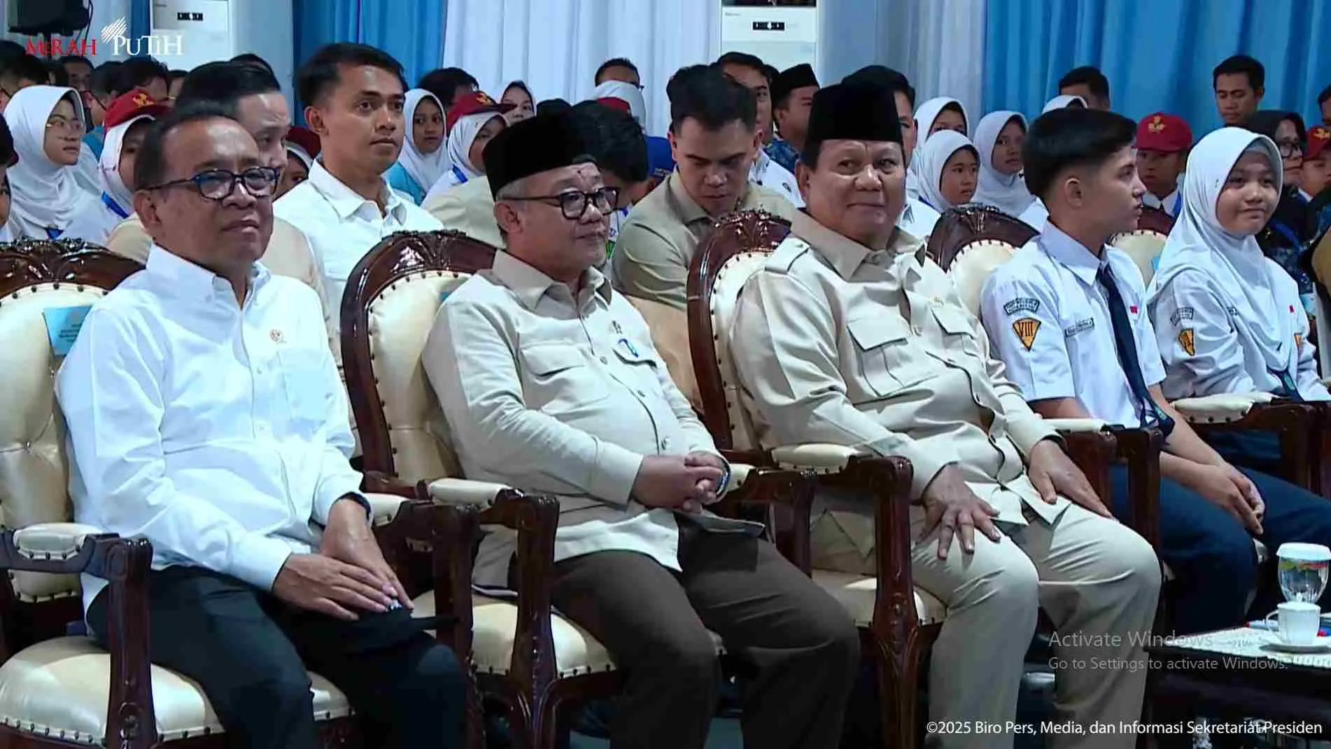 Thumbnail Prabowo soal MBG: Namanya Sakit Perut Biasa