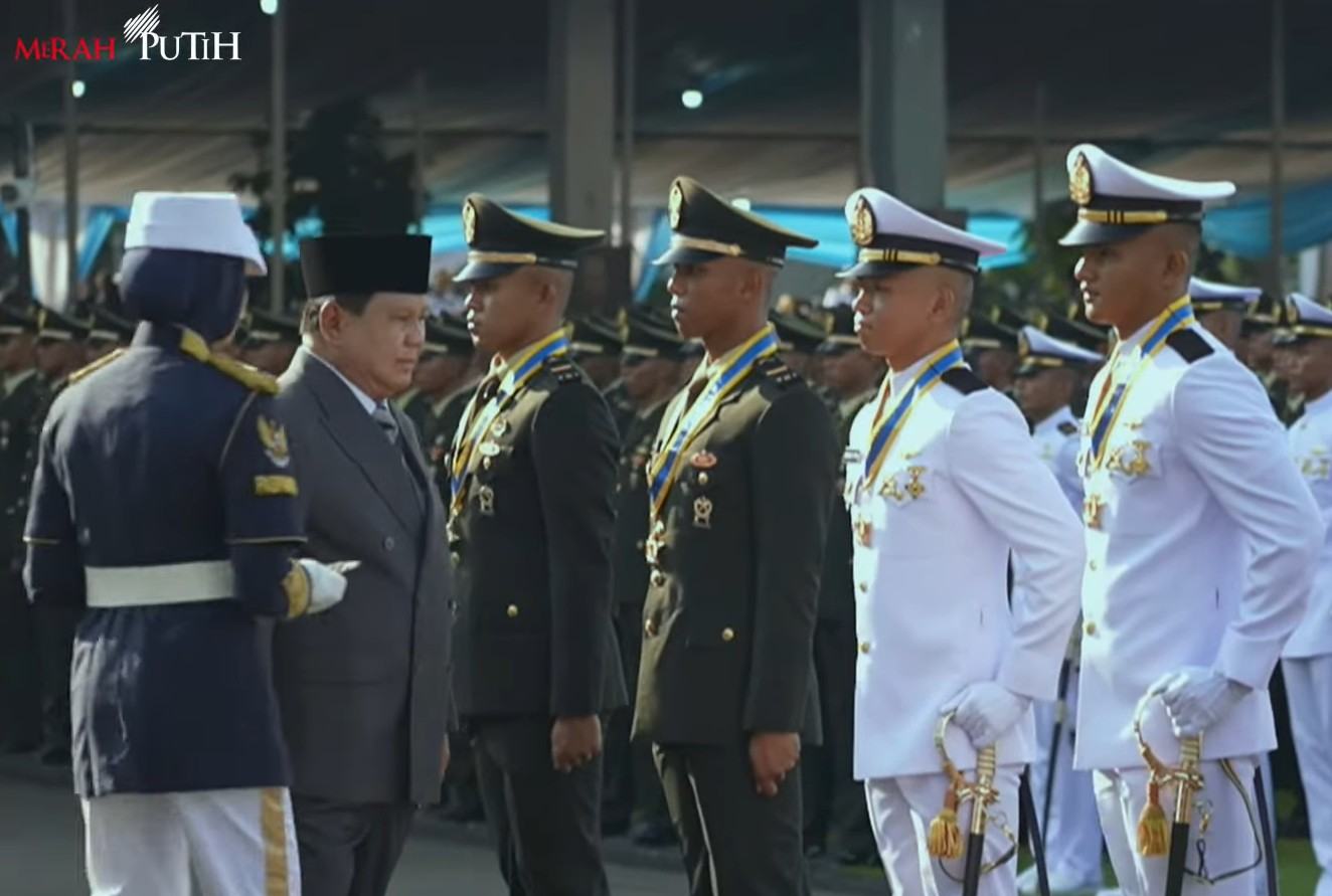 Prabowo kepada Perwira Remaja TNI-Polri: Negara Kita Pasti akan Diganggu