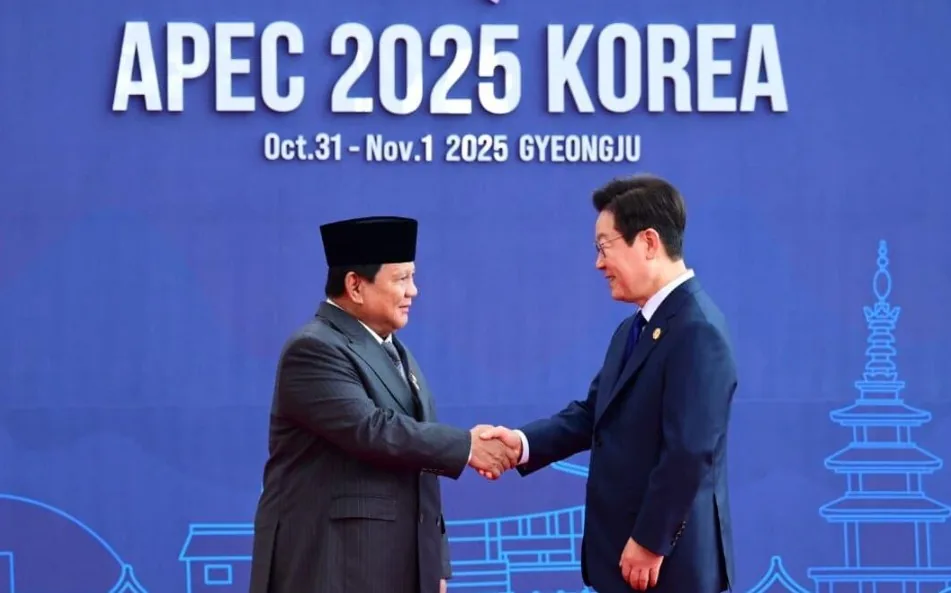 Hadiri KTT APEC, Prabowo Disambut Presiden Korsel