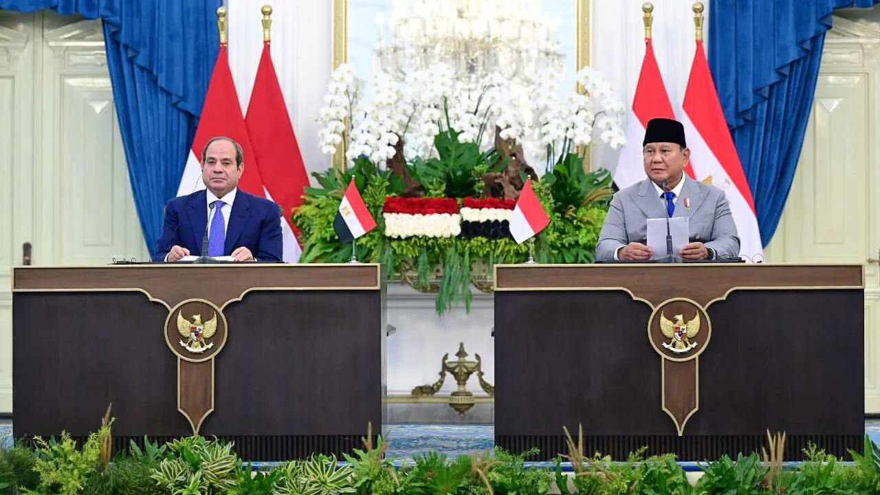 Prabowo dan El-Sisi Sepakat Dorong Dua Negara Palestina, Kecam Permukiman Ilegal Israel