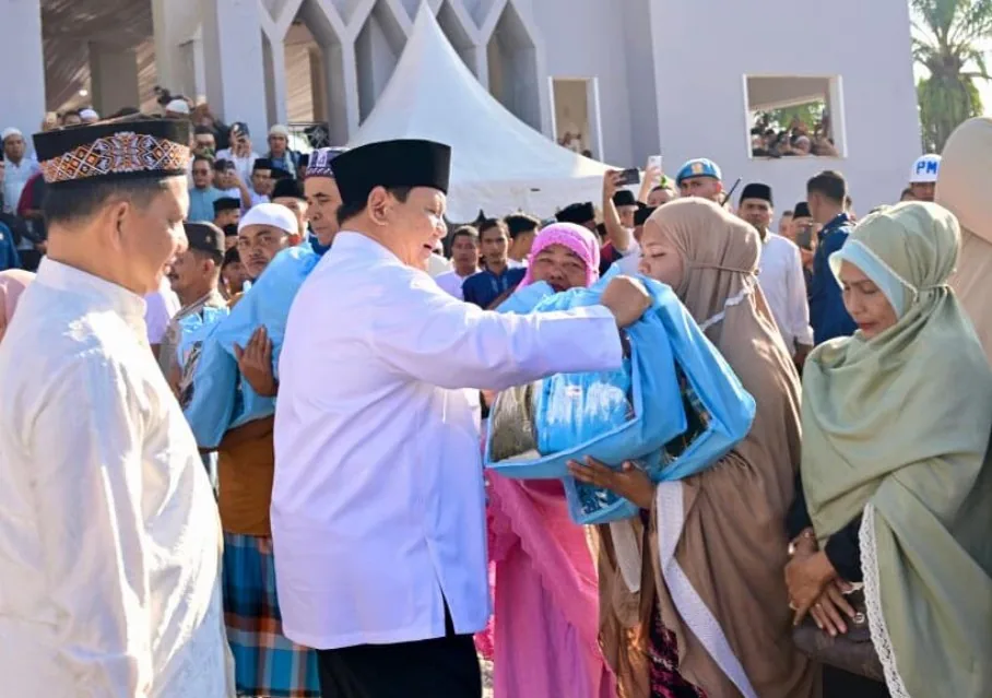 Lebaran di Aceh Tamiang Pascabanjir: Kehadiran Prabowo Jadi Penyemangat Warga Bangkit