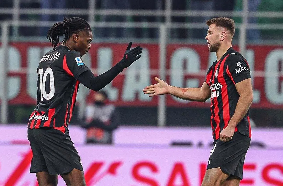 Rafael Leao Selamatkan AC Milan dari Kekalahan Kontra Genoa