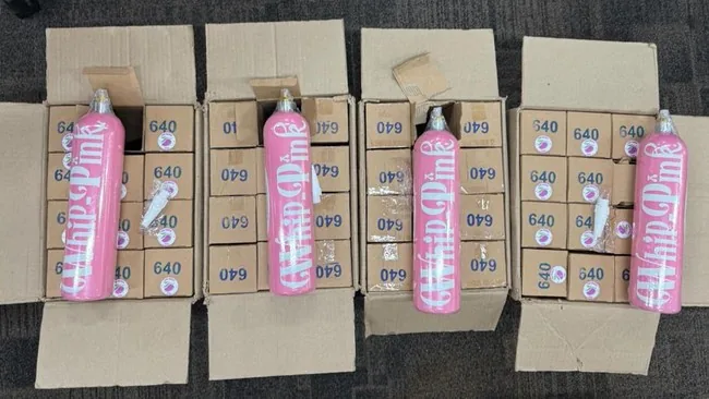 Polisi Bongkar Pabrik Gas N2O Whip-Pink di Jakarta Omzet Miliaran, 9 Orang Diamankan
