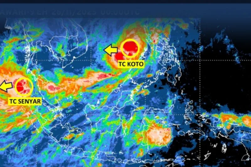 Thumbnail Siklon Tropis Senyar Bikin Aceh, Sumut, dan Sumbar Porak Poranda