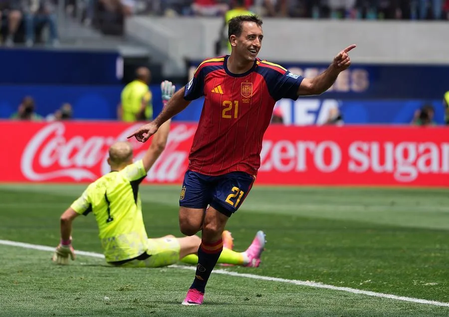 Hasil Spanyol vs Austria 3-0: Brace Mikel Oyarzabal Bawa La Roja Lolos ke Babak 16 Besar Piala Dunia 2026