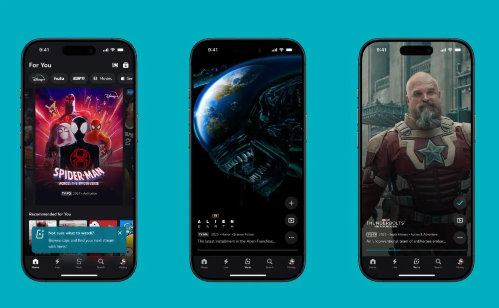 Disney+ Luncurkan Fitur Verts, Video Vertikal Mirip TikTok untuk Potongan Film dan Serial