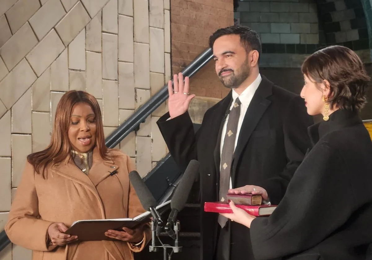 Zohran Mamdani Resmi Jadi Wali Kota New York, Ucap Janji di Atas Alquran